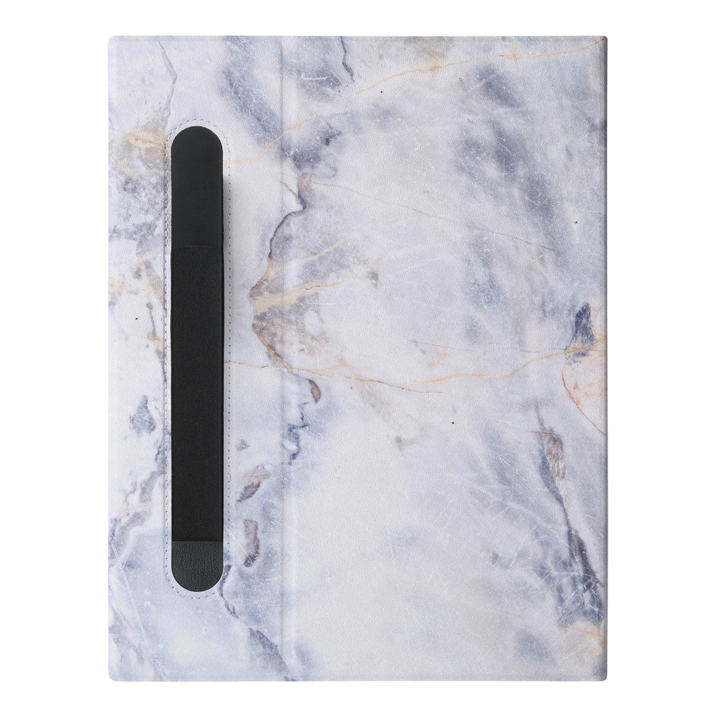 The Personalized VistaCase reMarkable Pen Holder Case with Marble design features a built-in Marker pen holder,