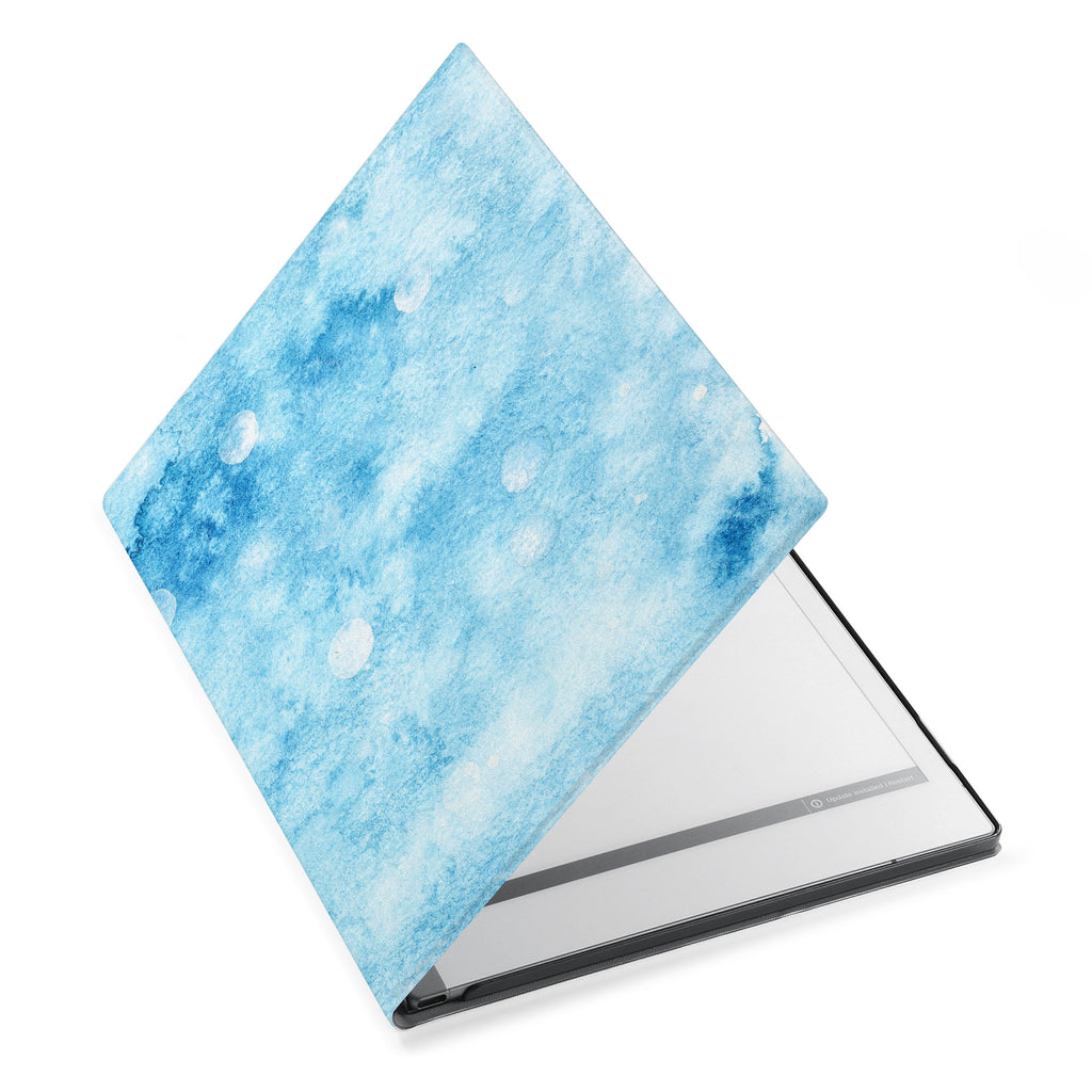 The Personalized VistaCase reMarkable Pen Holder CasewithWinter design adds a touch of elegance to your device.