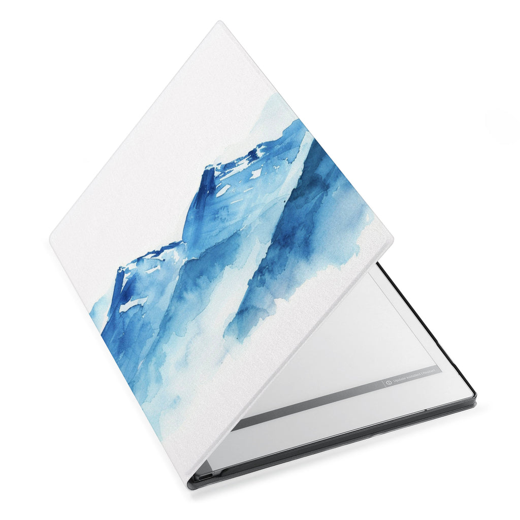 The Personalized VistaCase reMarkable Pen Holder Casewith Watercolor View design adds a touch of elegance to your device.