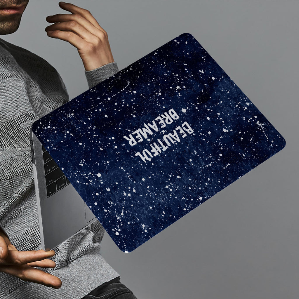 hardshell case with Positive design holds up to scratches, punctures, and dents