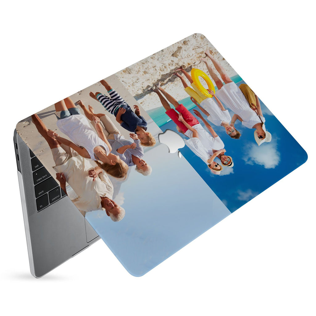 hardshell case with Photo Collage design has matte finish resists scratches