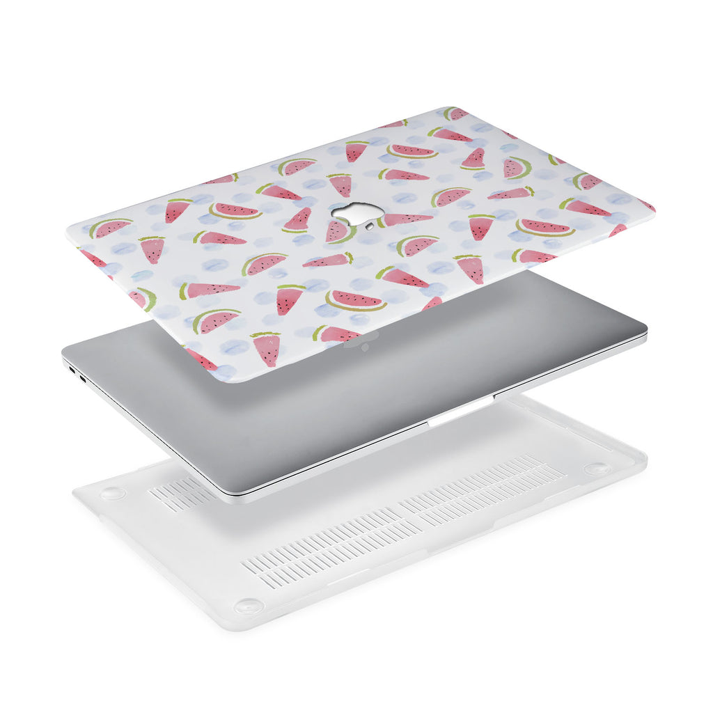 Ultra-thin and lightweight two-piece hardshell case with Fruit Red design is easy to apply and remove - swap