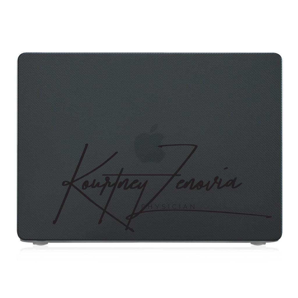 MacBook Case - Signature with Occupation 01