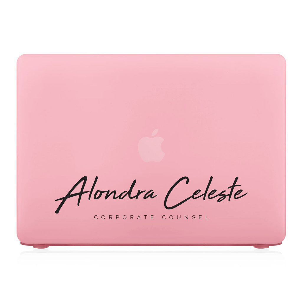 MacBook Case - Signature with Occupation 22