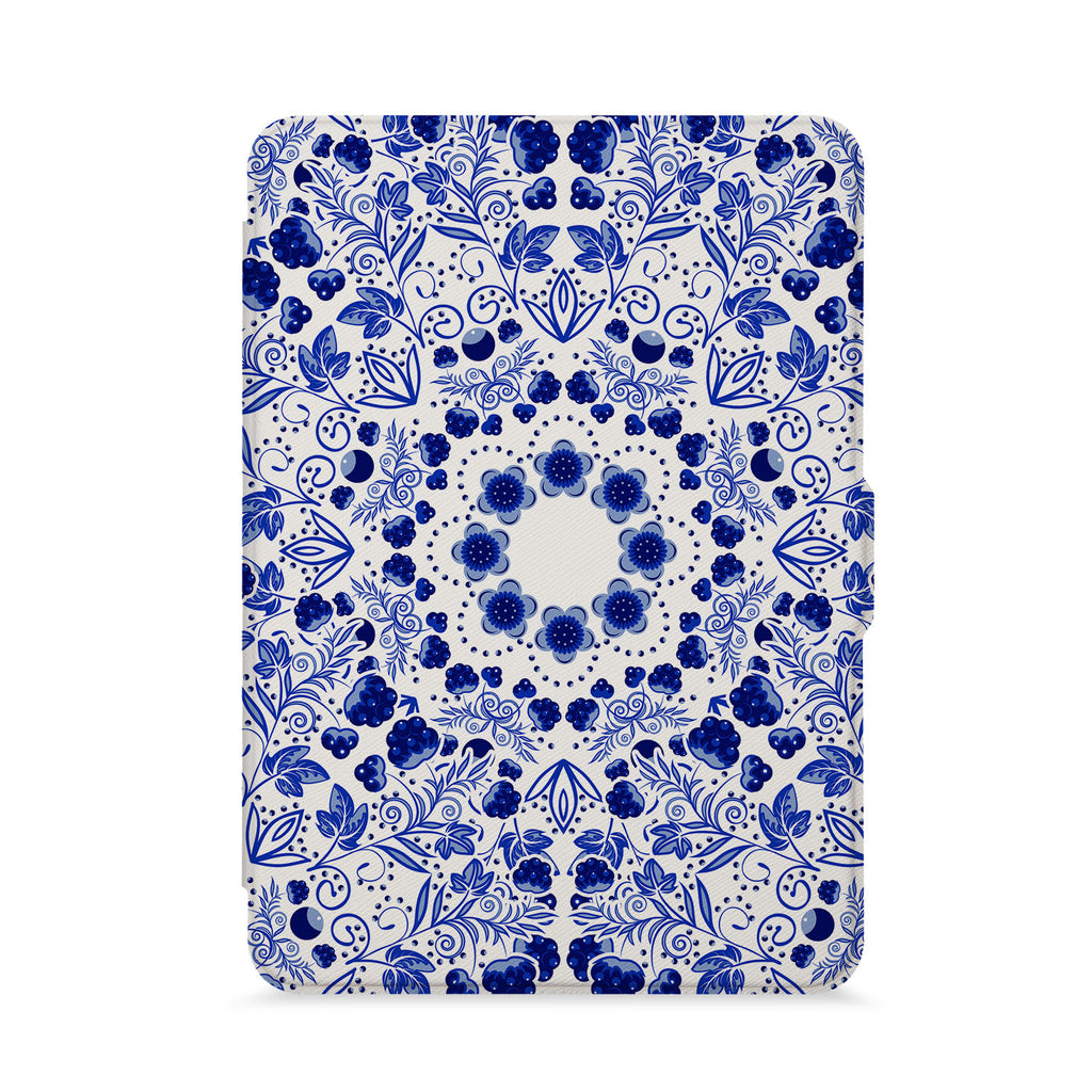 front view of personalized kindle paperwhite case with 03 design - swap