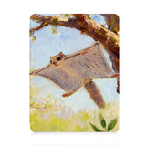 front view of personalized iPad case with pencil holder and Australia Wild Animal design