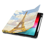 smart auto on and off features case with France  Famous Attractions design - swap