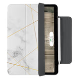 Elevate your iPad experience with the VistaCase Personalized iPad Slim Fit Case. Featuring an exquisitely detailed Marble 2020 design