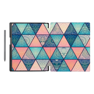 Vista Case reMarkable Folio case with Aztec Tribal Design has an integrated holder for pen marker  so you never have to leave your extra tech behind. - swap