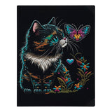 The Personalized VistaCase reMarkable Pen Holder Case is adorned with a vibrant and intricately detailed Cute Cat design