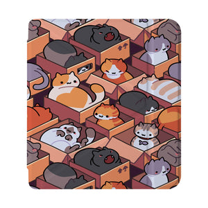 front view of personalized Kobo case with Sushi Cats design