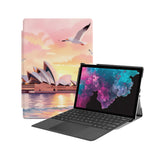 the Hero Image of Personalized Microsoft Surface Pro and Go Case with Australia Oil Painting design