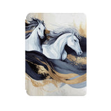 the front side of Personalized Microsoft Surface Pro and Go Case with Horses design