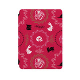 the front side of Personalized Microsoft Surface Pro and Go Case with Animal Skeleton design