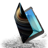 the drop protection feature of Personalized Samsung Galaxy Tab Case with Universe design