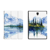 the whole printed area of Personalized Samsung Galaxy Tab Case with Watercolor View design