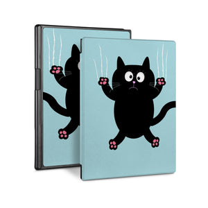 Vista Case reMarkable Folio case with Cat Kitty Design perfect fit for easy and comfortable use. Durable & solid frame protecting the reMarkable 2 from drop and bump.
