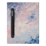 The Personalized VistaCase reMarkable Pen Holder Case with Oil Painting Abstract design features a built-in Marker pen holder,