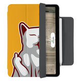 Elevate your iPad experience with the VistaCase Personalized iPad Slim Fit Case. Featuring an exquisitely detailed Cat Fun design