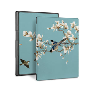 Vista Case reMarkable Folio case with Birds Design perfect fit for easy and comfortable use. Durable & solid frame protecting the reMarkable 2 from drop and bump.