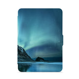 front view of personalized kindle paperwhite case with Nature Wonder design