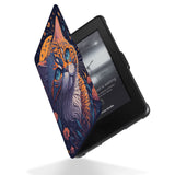 Reinforced rubber bumpers on the corners to protect your Kindle Paperwhite with Cute Cat design