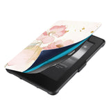 Magnetic attachment ensures cover is securely closed kindle case with Abstract Painting design