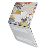 hardshell case with Japanese Pattern design has rubberized feet that keeps your MacBook from sliding on smooth surfaces