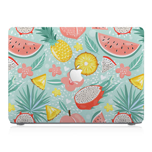 This lightweight, slim hardshell with Tropical Fruits design is easy to install and fits closely to protect against scratches