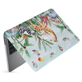 hardshell case with Rainforest Animals design has matte finish resists scratches