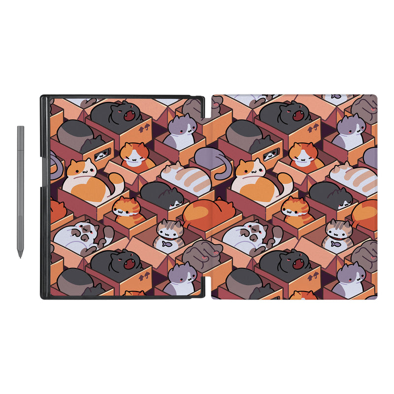 swap - Vista Case reMarkable Folio case with Sushi Cats Design has an integrated holder for pen marker so you never have to leave your extra tech behind.
