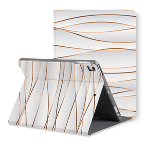 The back view of personalized iPad folio case with Luxury design - swap