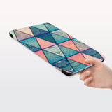 a hand is holding the Personalized Samsung Galaxy Tab Case with Aztec Tribal design