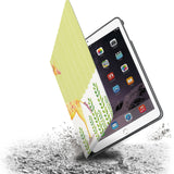 Drop protection from the personalized iPad folio case with Cute Animal 2 design 