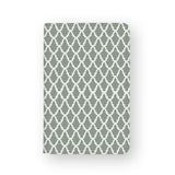 front view of personalized RFID blocking passport travel wallet with Elegant Pattern design