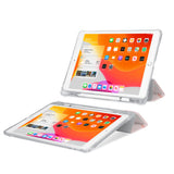 iPad SeeThru Casd with Baby Design Rugged, reinforced cover converts to multi-angle typing/viewing stand
