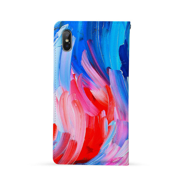 Huawei Monogram Buy Monogrammed Personalized Huawei Wallet Case - Abstract Painting ...