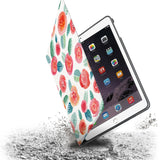 Drop protection from the personalized iPad folio case with Rose design 