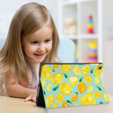 Enjoy the videos or books on a movie stand mode with the personalized iPad folio case with Fruit design