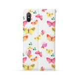 Back Side of Personalized Huawei Wallet Case with Butterfly design - swap