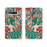 Personalized Samsung Galaxy Wallet Case with Mermaid desig marries a wallet with an Samsung case, combining two of your must-have items into one brilliant design Wallet Case. 