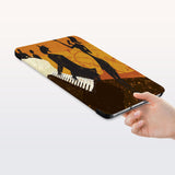 a hand is holding the Personalized Samsung Galaxy Tab Case with Music design