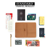 how to use standard size personalized RFID blocking passport travel wallet with Cute Monster Enjoyillustration design