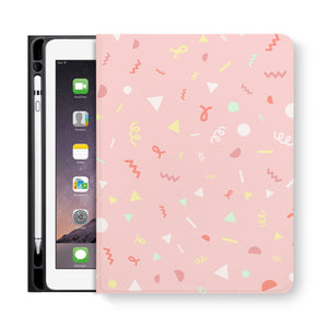frontview of personalized iPad folio case with Baby design