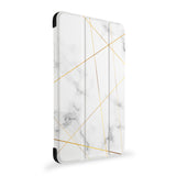 the side view of Personalized Samsung Galaxy Tab Case with Marble 2020 design