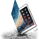 Drop protection from the personalized iPad folio case with Landscape design 