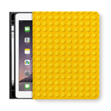 frontview of personalized iPad folio case with 2 design