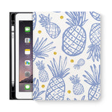 frontview of personalized iPad folio case with 5 design