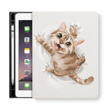 frontview of personalized iPad folio case with 07 design
