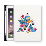 frontview of personalized iPad folio case with 04 design